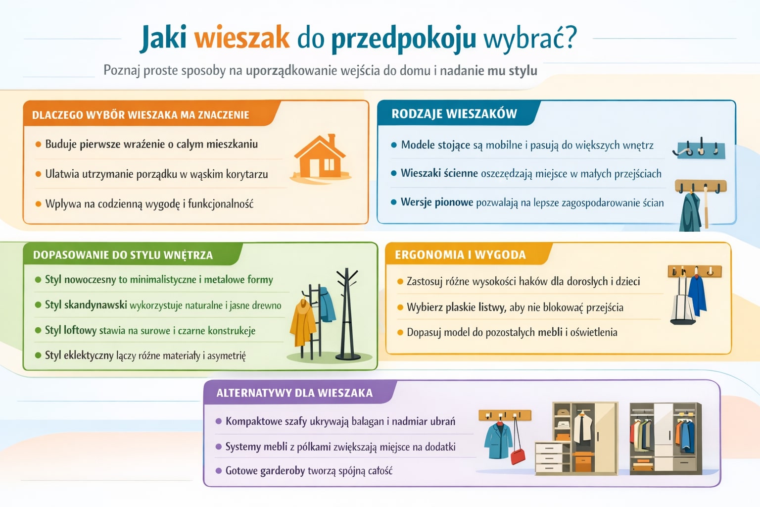 Jaki wieszak do przedpokoju wybrać?