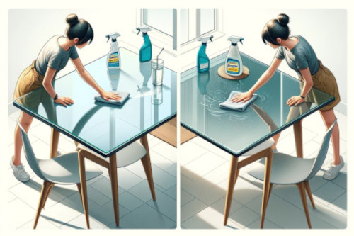 Jak czyścić i polerować stół ze szklanym blatem?