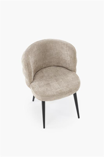 Krzesło kubełkowe K575 w beżowym kolorze 