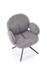 Krzesło z funkcją obracania K568 w popielatym kolorze