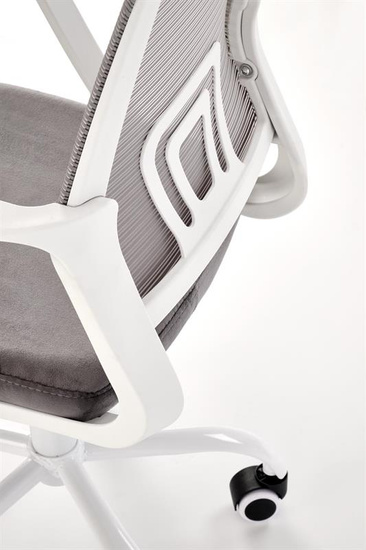 Nowoczesny fotel młodzieżowy FRODO w kolorze jasny popiel