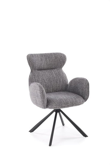 Krzesło z obrotowym siedziskiem K571 w popielatym kolorze