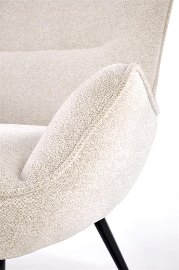 Fotel wypoczynkowy JUKON w kolorze kremowym