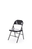 Krzesło składane K565 w kolorze czarnym 