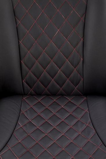 Fotel wypoczynkowy CAMARO w kolorze czarno-czerwonym