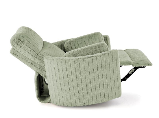 Elektryczny fotel wypoczynkowy PEGAS w kolorze miętowym z funkcją relaks