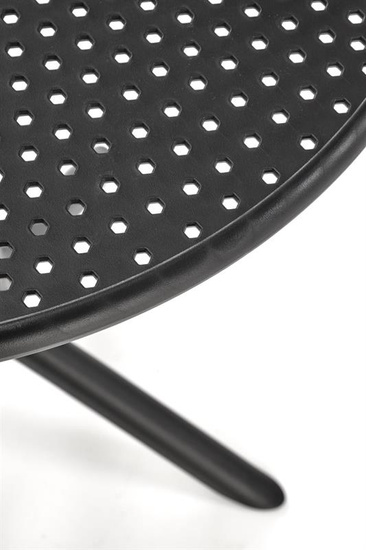 Okrągły stół CALVO w kolorze czarnym 