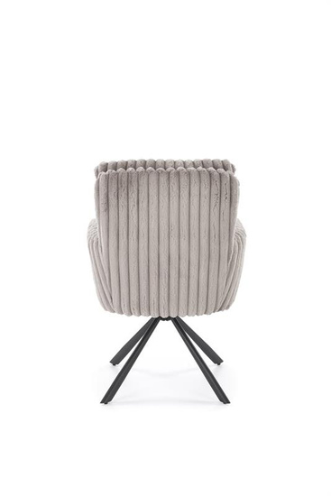 Krzesło z obrotowym siedziskiem K572 w popielatym kolorze