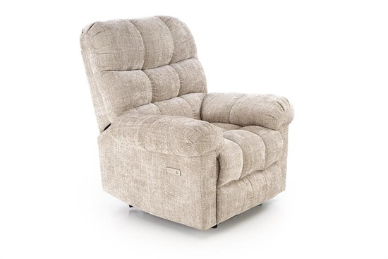 Fotel wypoczynkowy AMORE w beżowym kolorze z funkcją elektrycznego rozkładania