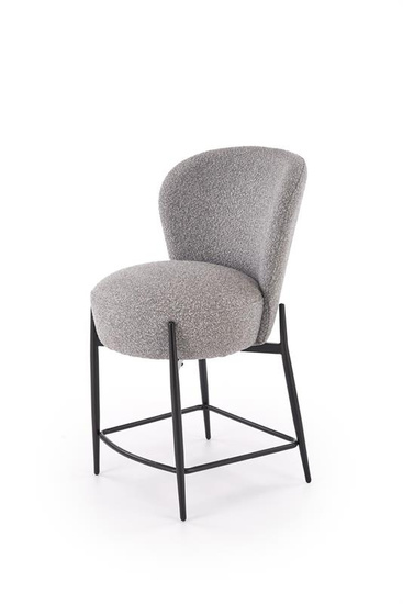 Stylowy hoker H126 w kolorze popielatym