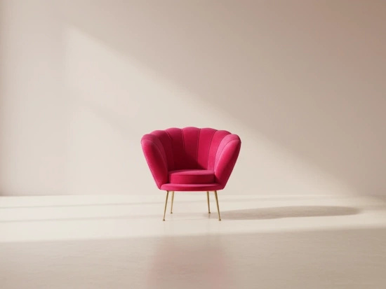 Fotel wypoczynkowy ARIEL w stylu glamour