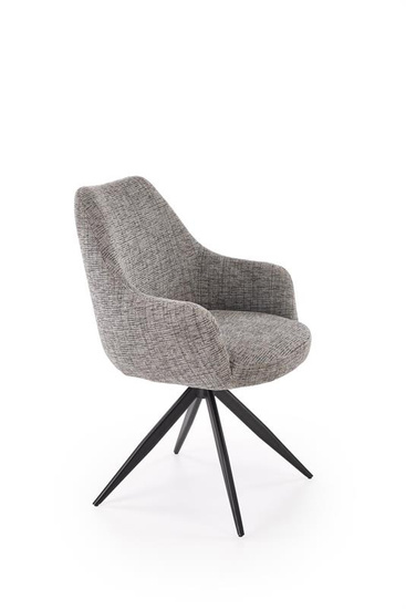 Krzesło z funkcją obracania K564 w popielatym kolorze