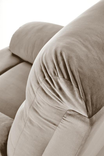 Elegancki fotel wypoczynkowy DRAGER w kolorze beżowym