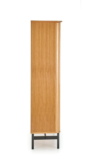 Regał SMART REG-2 dąb naturalny/czarny