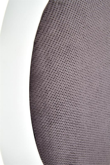 Stylowe krzesło BAROCK w kolorze biały / popielaty z tapicerowanym siedziskiem