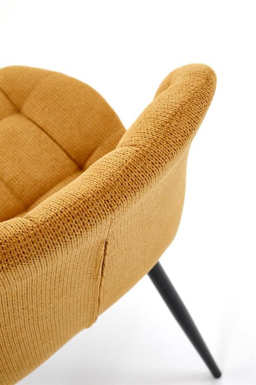 Krzesło K548 w kolorze musztardowym 
