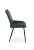 Krzesło K404 w kolorze ciemnozielonym 