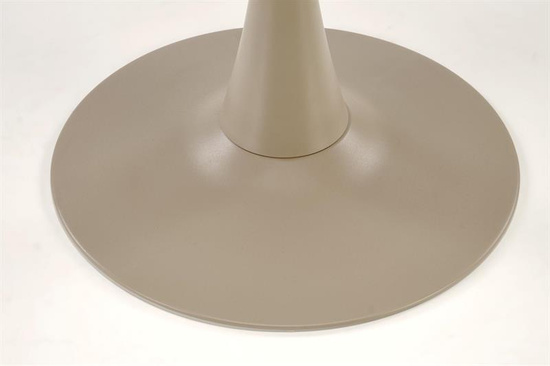 Stół okrągły TOLIO trawertyn / kaszmir o średnicy 90 cm