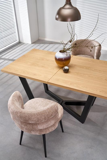 Krzesło kubełkowe K575 w beżowym kolorze 