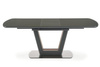 Stół rozkładany BILOTTI w kolorze antracytowy mat / orzech
