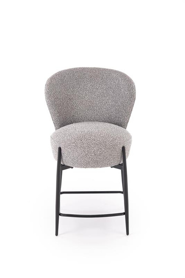 Stylowy hoker H126 w kolorze popielatym