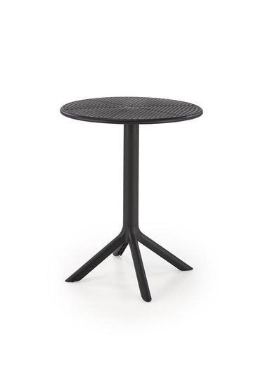 Okrągły stół CALVO w kolorze czarnym 