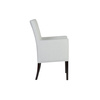 Eleganckie krzesło z podłokietnikami COLIN 84 z minimalistycznym designem