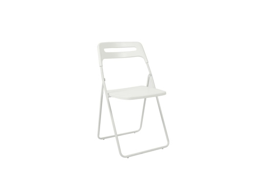 Składane krzesło FOCUS w białym kolorze