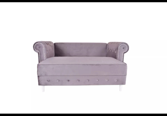 Rozkładana kanapa NANCY 2-osobowa z pikowaniem