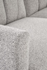 Rozkładana sofa LARIX w popielatym kolorze