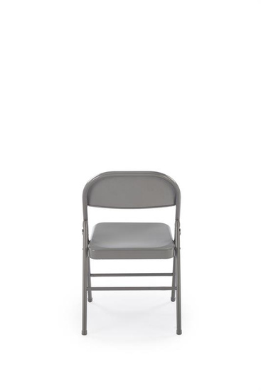 Krzesło składane K565 w kolorze popielatym 