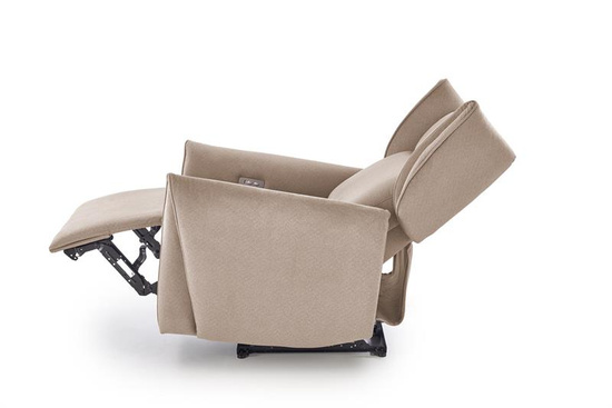 Fotel wypoczynkowy GELATO w beżowej tkaninie