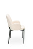 Krzesło K477 w kolorze kremowym boucle