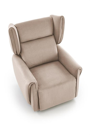 Fotel wypoczynkowy GELATO w beżowej tkaninie