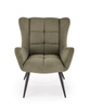 Fotel wypoczynkowy BYRON w kolorze oliwkowym 