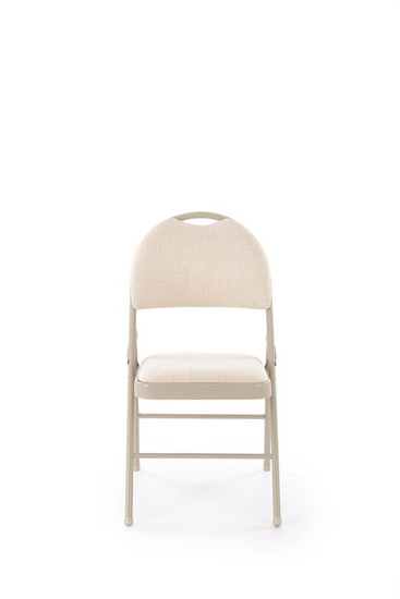 Krzesło składane K566 w kolorze beżowym 