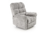 Fotel wypoczynkowy AMORE w popielatym kolorze z funkcją elektrycznego rozkładania