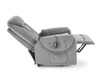 Rozkładany fotel HORTON w popielatym kolorze