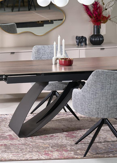 Krzesło z funkcją obracania K564 w popielatym kolorze