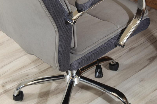 Fotel obrotowy do biura COMFI szary