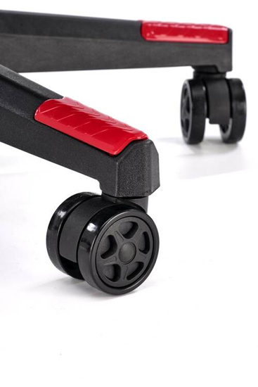 Nowoczesny fotel NITRO 2 czerwono-czarny