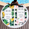 Ręcznik Koc 150 cm Okrągły Plażowy Boho 03