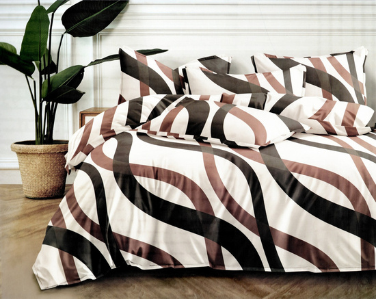 Pościel 160 x 200 3cz Satynowa Dalwin 1031