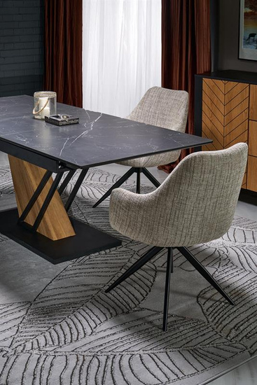 Krzesło z funkcją obracania K564 w beżowym kolorze