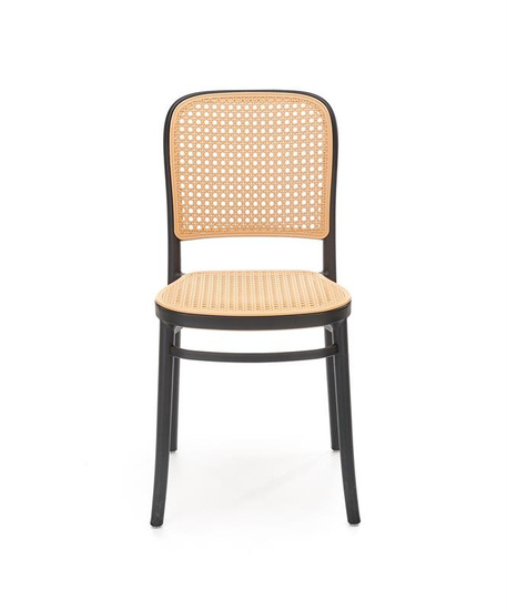 Krzesło K483 w kolorze naturalnym i czarnym 