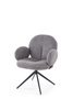 Krzesło z funkcją obracania K568 w popielatym kolorze