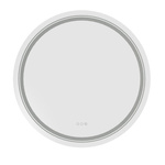 Lustro łazienkowe DOVER 80 w kolorze srebrnym z podświetleniem LED
