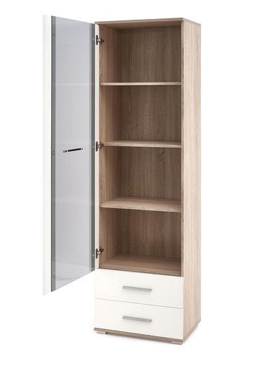 Witryna LIMA W-1 biały / sonoma