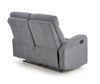 Sofa dwuosobowa z funkcją rozkładania OSLO 2S ciemny szary