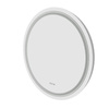 Lustro łazienkowe DOVER 60 w kolorze srebrnym z podświetleniem LED